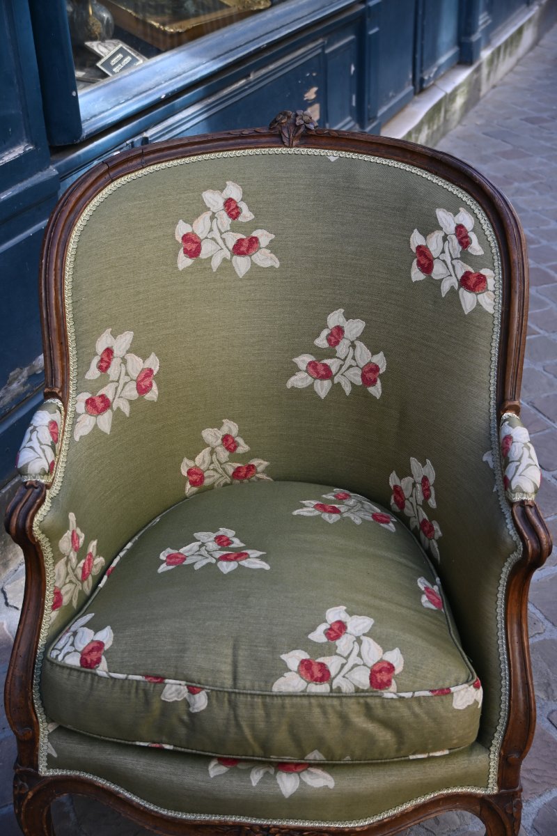 18th-century Louis XV-style Gondola Armchair-photo-4