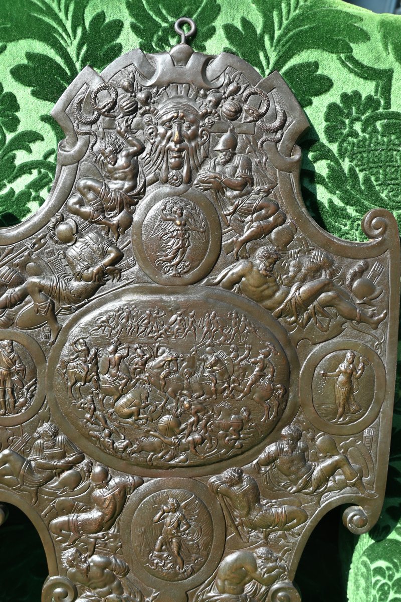 Large Bronze Plaque In The Renaissance Style -photo-2