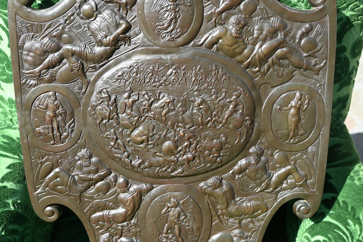 Large Bronze Plaque In The Renaissance Style -photo-4