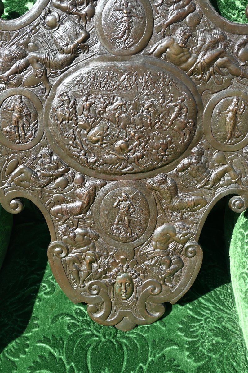 Large Bronze Plaque In The Renaissance Style -photo-2
