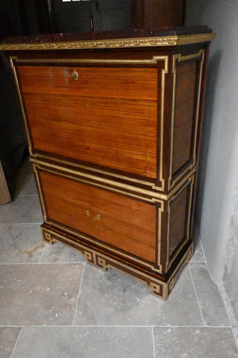Rare secrétaire Louis XVI attribué à Montigny ou Carlin