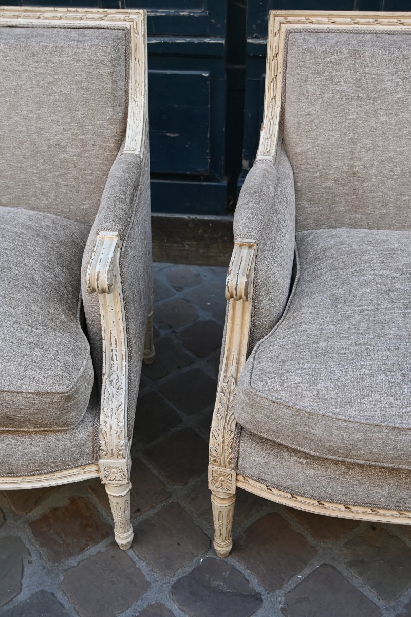 Pair Of Louis XVI Marquise Lamps-photo-1