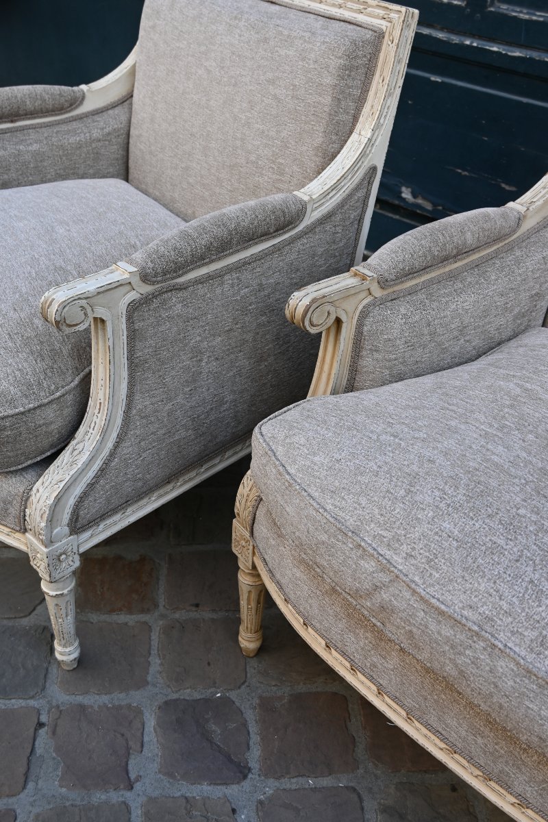 Pair Of Louis XVI Marquise Lamps-photo-2
