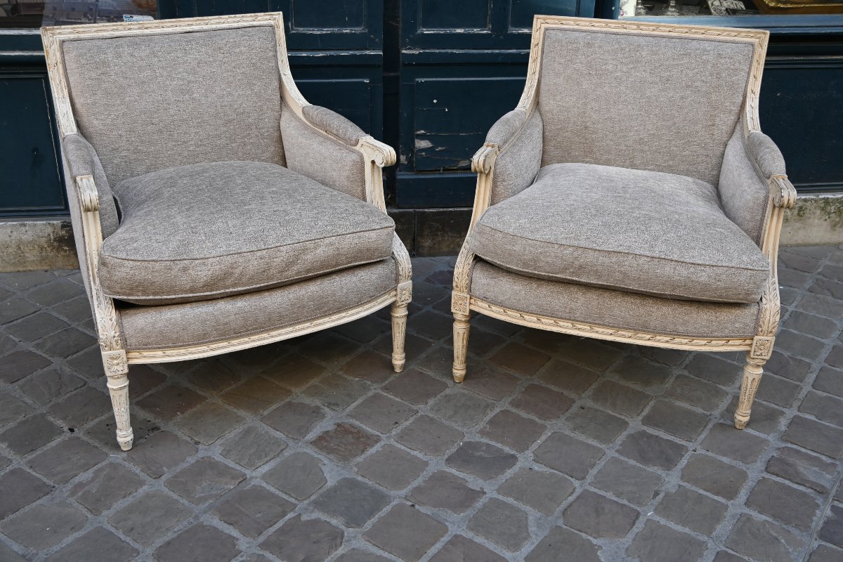 Pair Of Louis XVI Marquise Lamps-photo-4