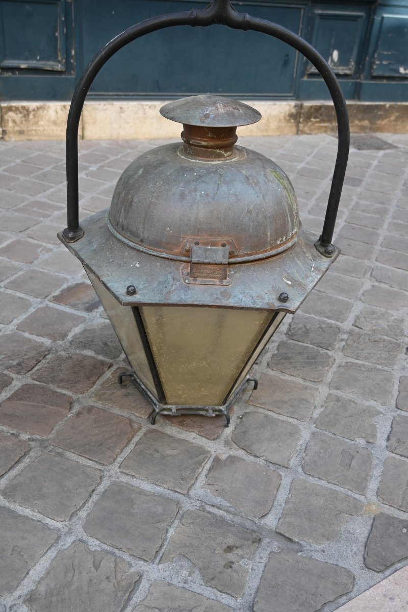 Large 19th-century Copper Lantern-photo-2