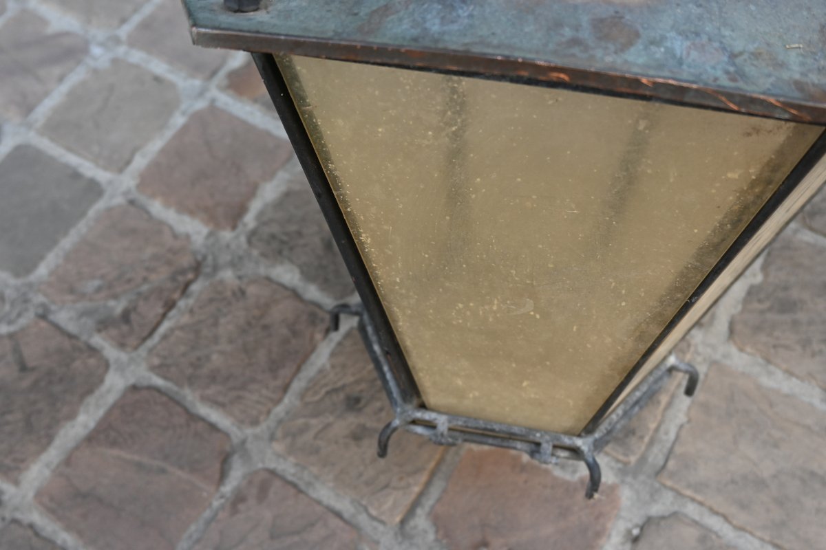 Large 19th-century Copper Lantern-photo-3
