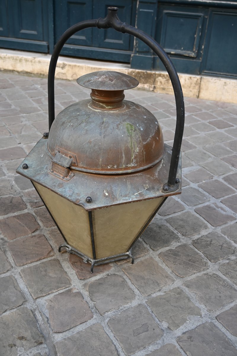 Large 19th-century Copper Lantern