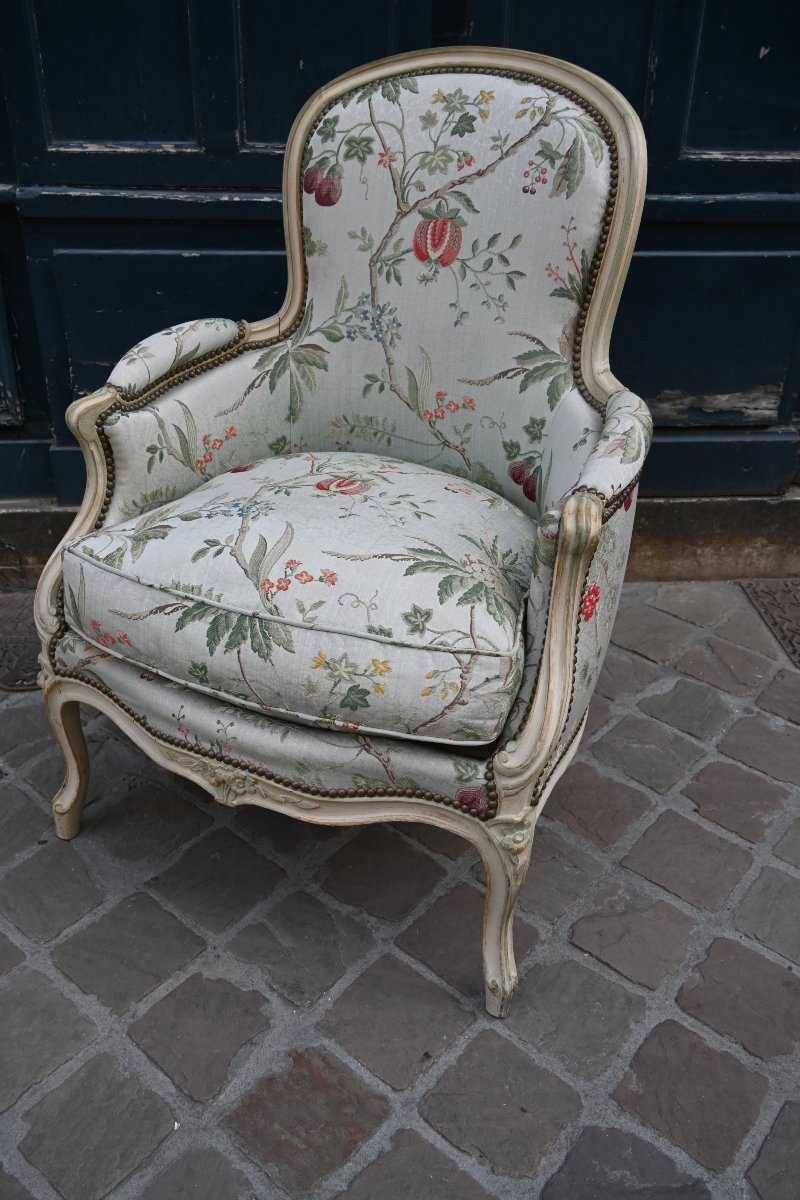 Bergère d époque Louis XV estampillée de Moreau  du XVIII