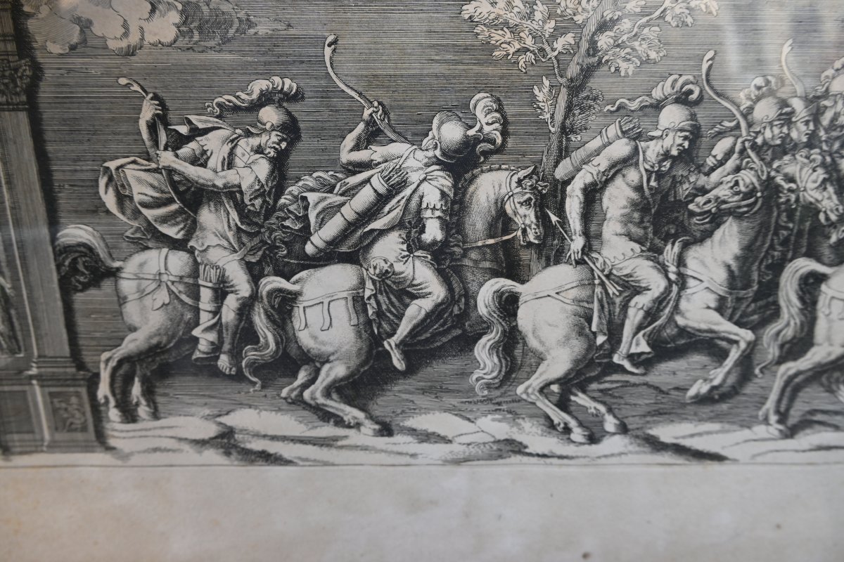 Trajan's Column, 6 Engravings In A Series, Late 18th-century Italian School-photo-1