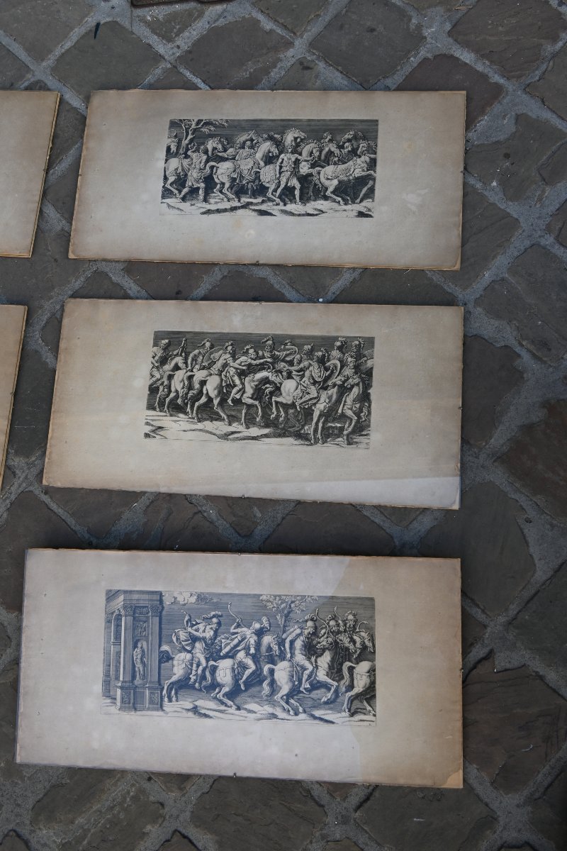 Trajan's Column, 6 Engravings In A Series, Late 18th-century Italian School-photo-3