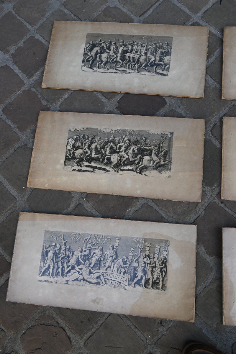 Trajan's Column, 6 Engravings In A Series, Late 18th-century Italian School-photo-7