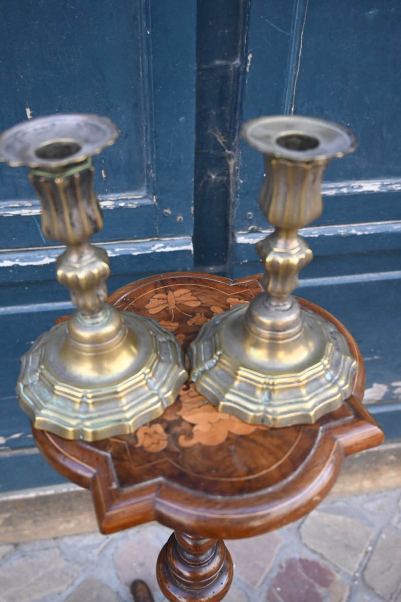 Pair Of 18th-century Dressing Table Candlesticks