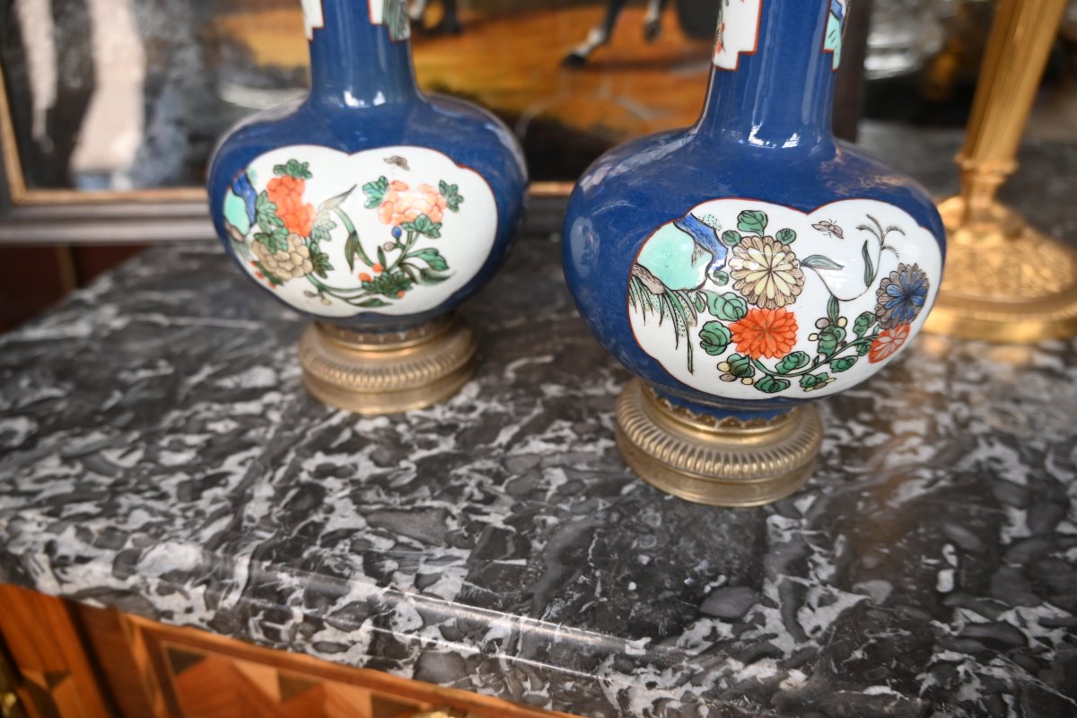 Pair Of Mounted Chinese Porcelain Vases-photo-2