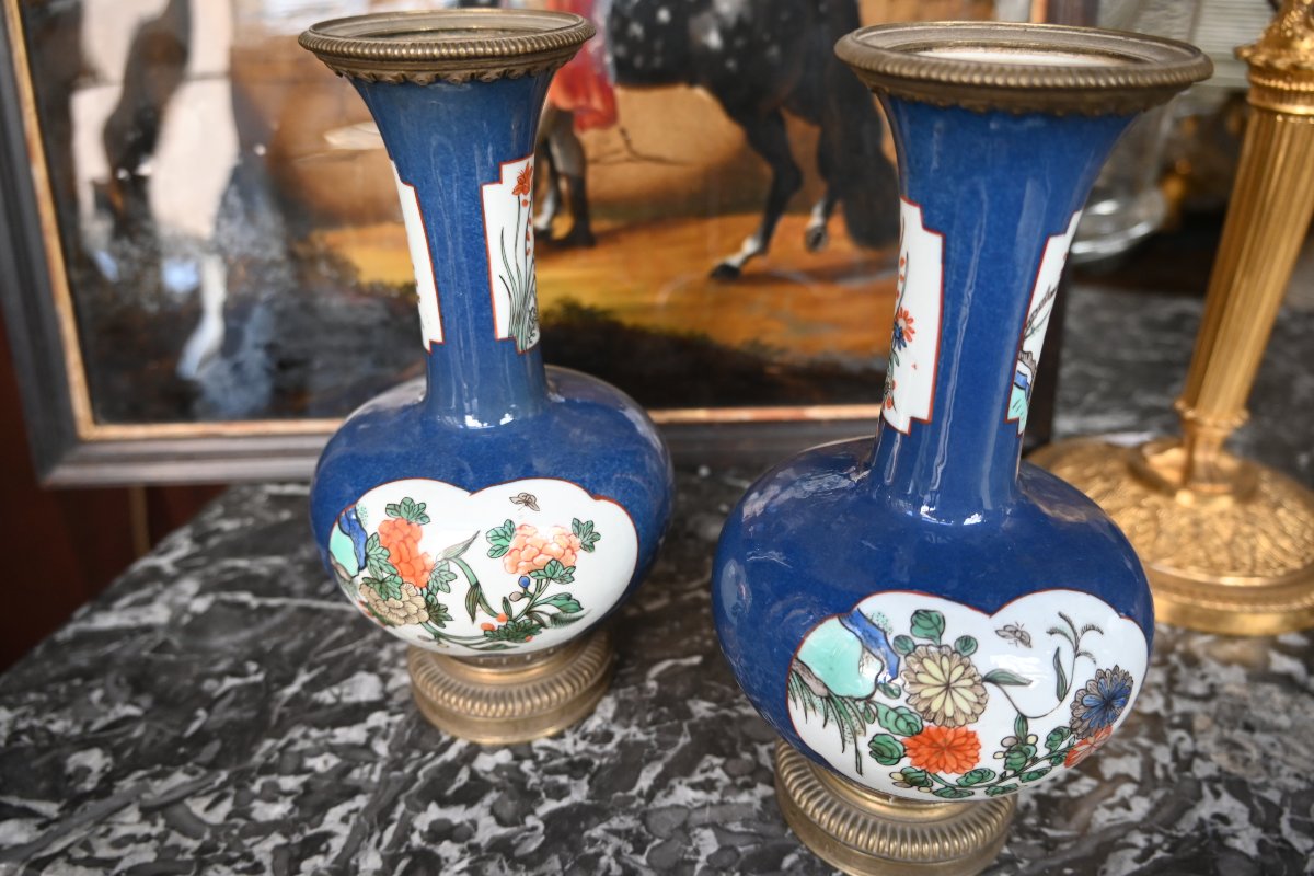 Pair Of Mounted Chinese Porcelain Vases-photo-4