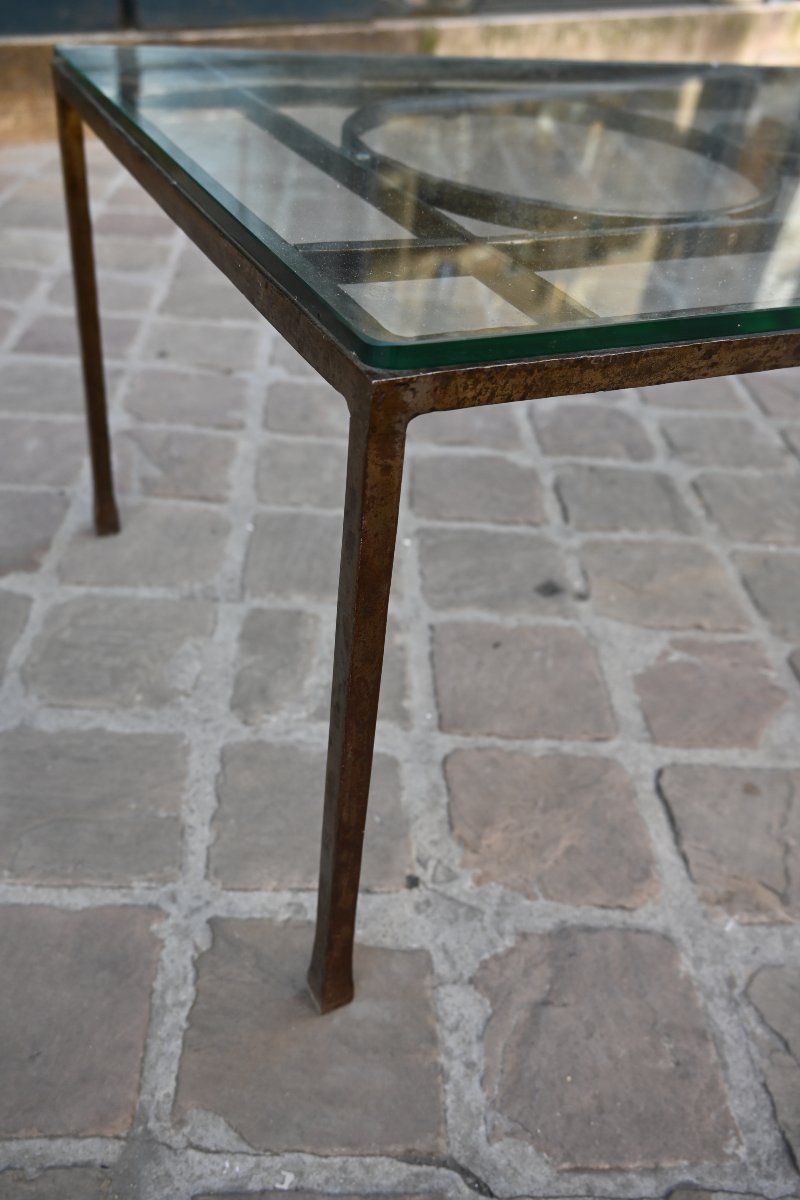 Iron Coffee Table, -photo-3