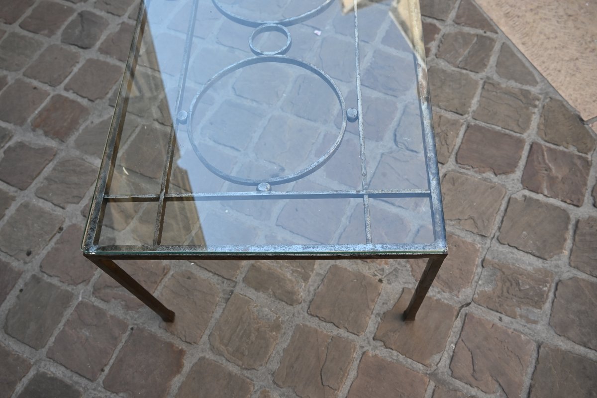 Iron Coffee Table, -photo-4