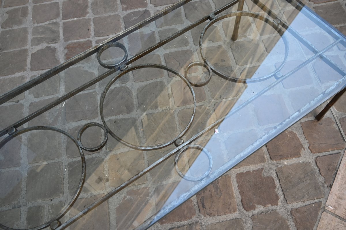 Iron Coffee Table, -photo-2