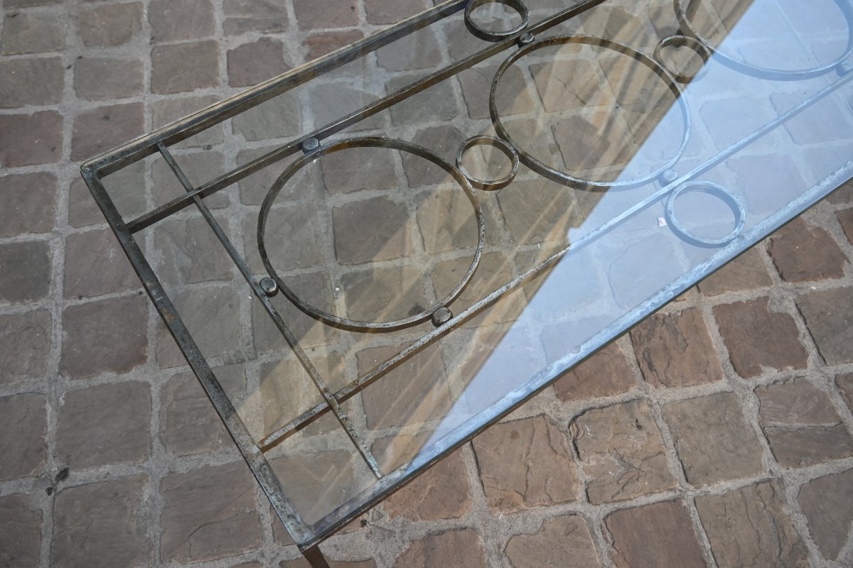 Iron Coffee Table, -photo-4