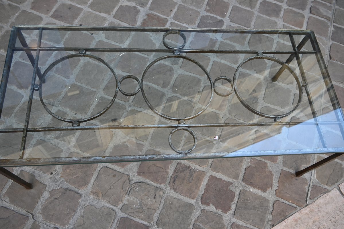 Iron Coffee Table, -photo-6