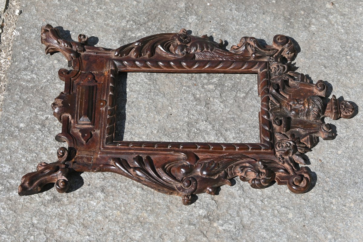 17th-century Walnut Frame By Hugues Sambin-photo-4