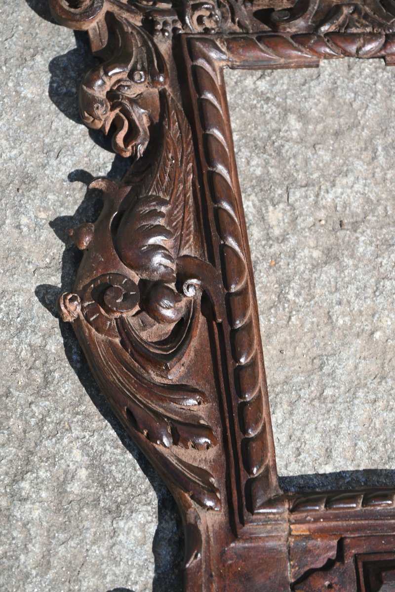 17th-century Walnut Frame By Hugues Sambin-photo-3