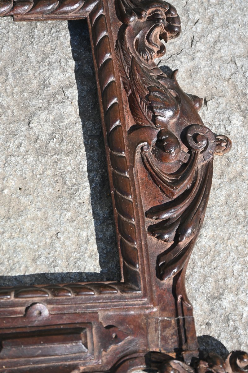 17th-century Walnut Frame By Hugues Sambin-photo-5