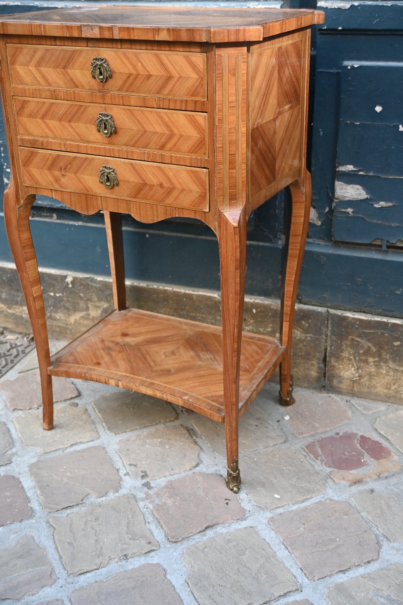 Table chiffonière d époque Transition du XVIII-photo-4