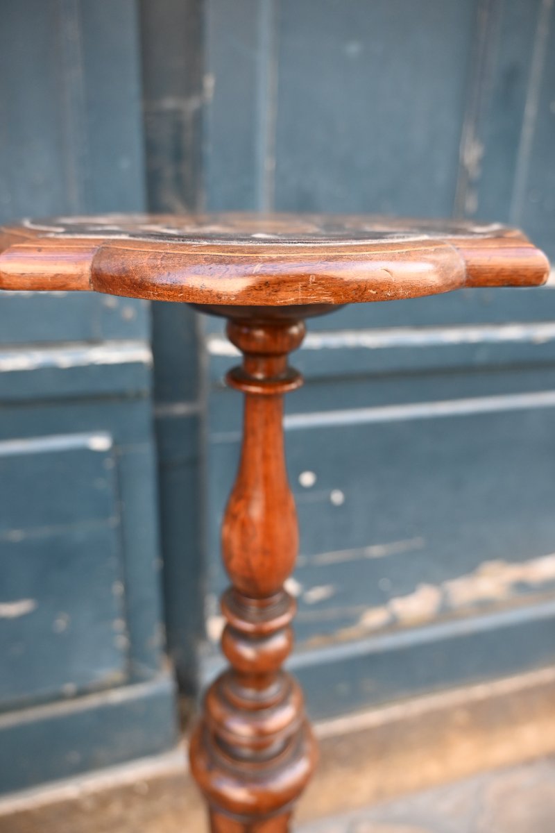 Side Table With Lamp Holder, Holland, Late 18th Century-photo-1