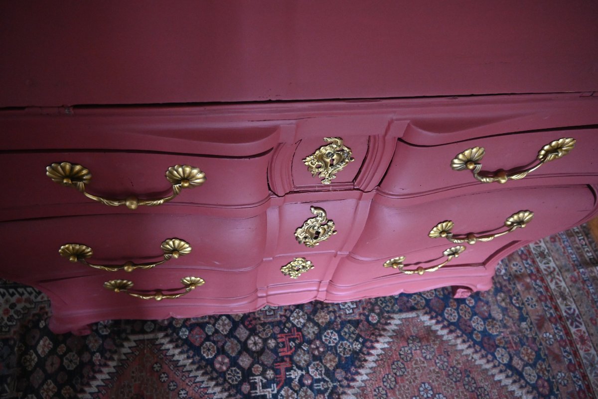 Commode scriban bordelais du XVIII-photo-3