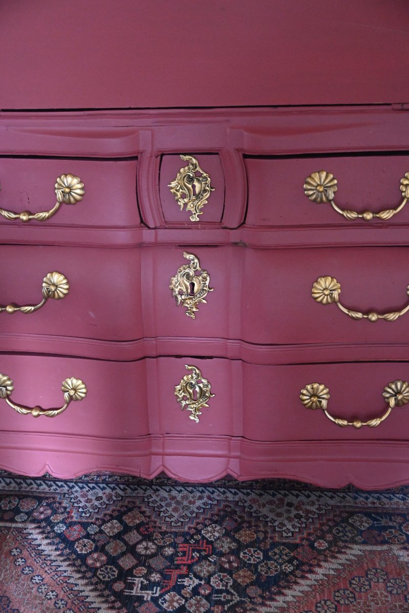 Commode scriban bordelais du XVIII-photo-4
