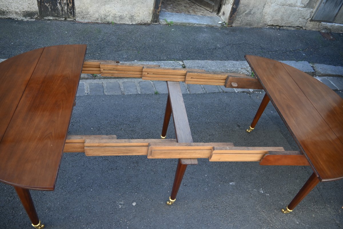 table de salle à manger en acajou d époque Louis XVI-photo-2