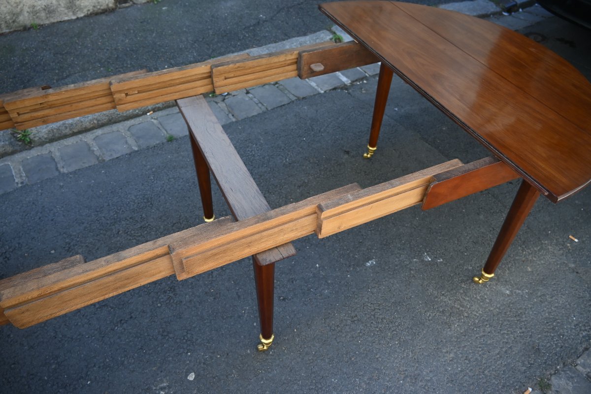 table de salle à manger en acajou d époque Louis XVI-photo-3