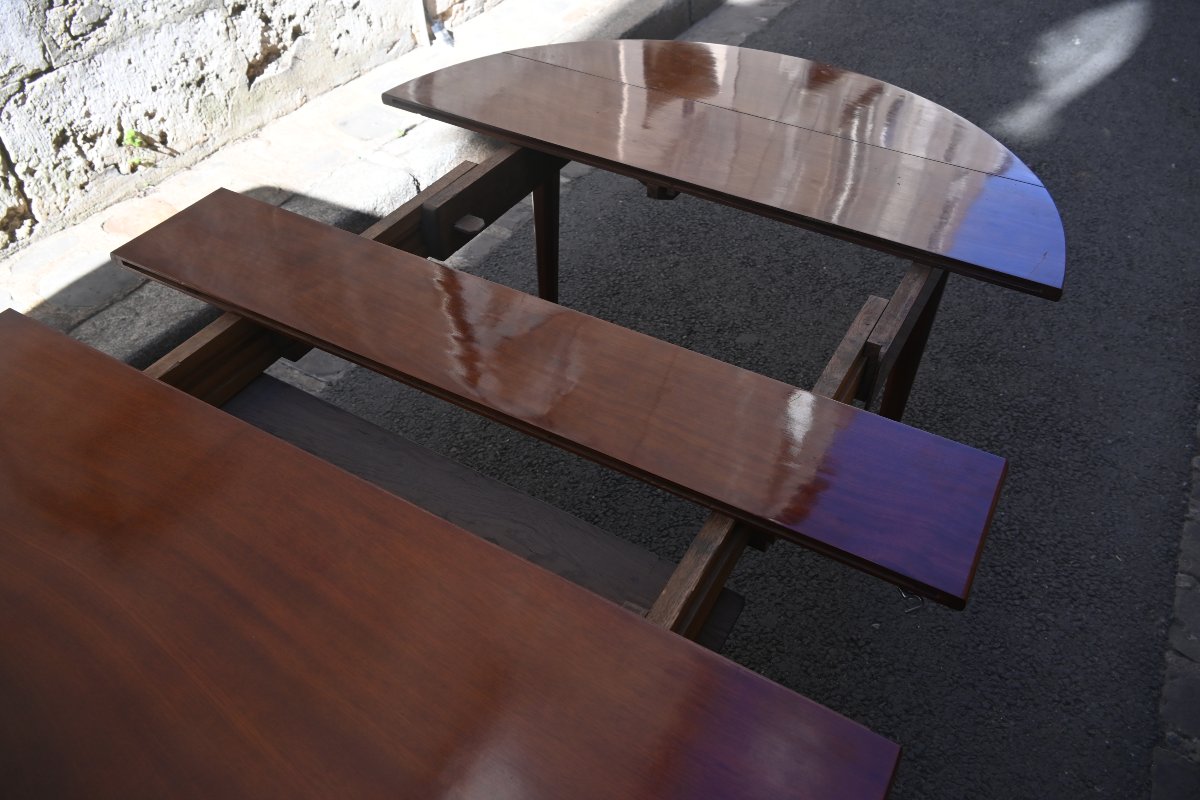 table de salle à manger en acajou d époque Louis XVI-photo-6