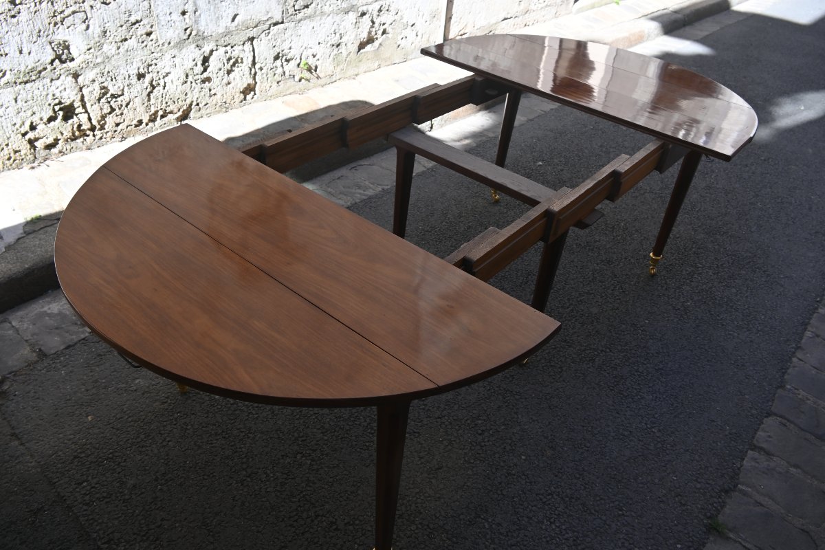 table de salle à manger en acajou d époque Louis XVI-photo-7