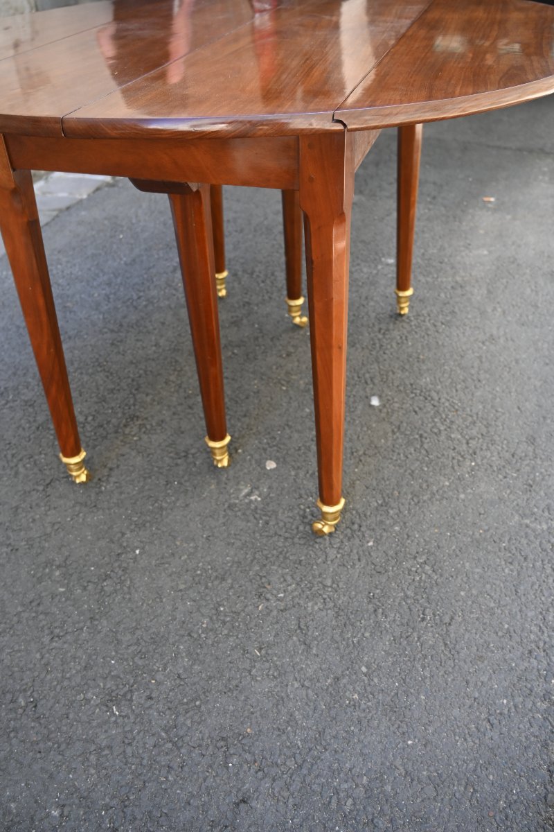 table de salle à manger en acajou d époque Louis XVI