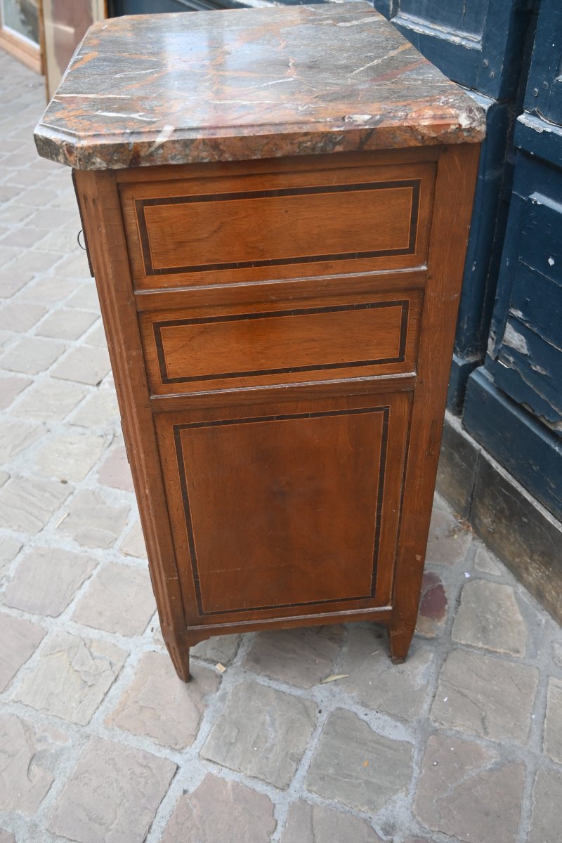 Petit meuble d entre deux d époque Directoire fin XVIII-photo-1