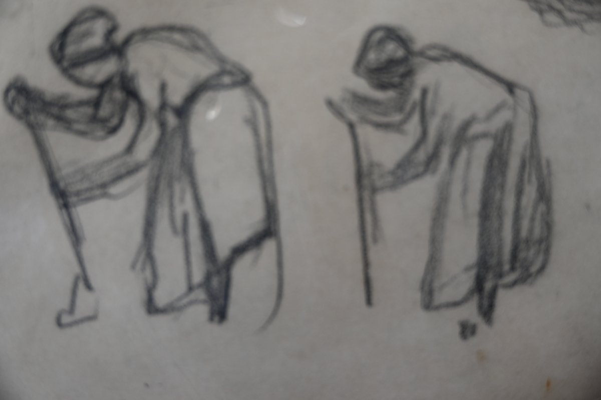 Henri Lebasque , dessin femmes aux champs-photo-6