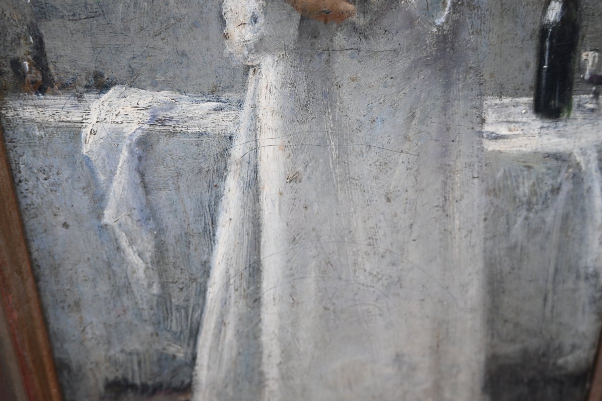 The Young Bride, Oil On Canvas-photo-2