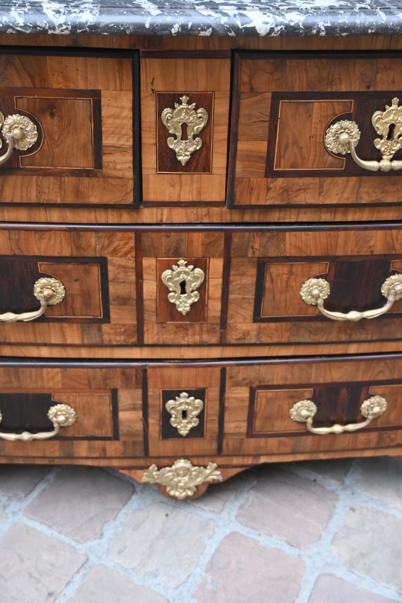 Hache , petite commode , d époque Louis XIV début XVIII-photo-8