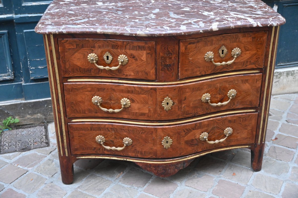 Commode d époque Louis XIV ,  début XVIII-photo-4