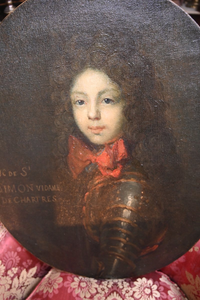 Portrait Of The Duke Of Saint-simon, Vidame Of Chartres, After Rigaud-photo-3