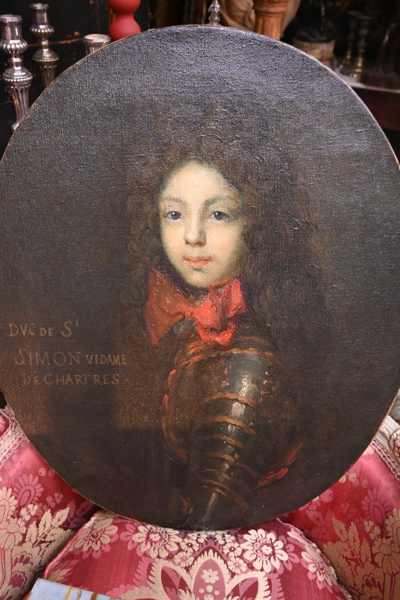 Portrait Of The Duke Of Saint-simon, Vidame Of Chartres, After Rigaud