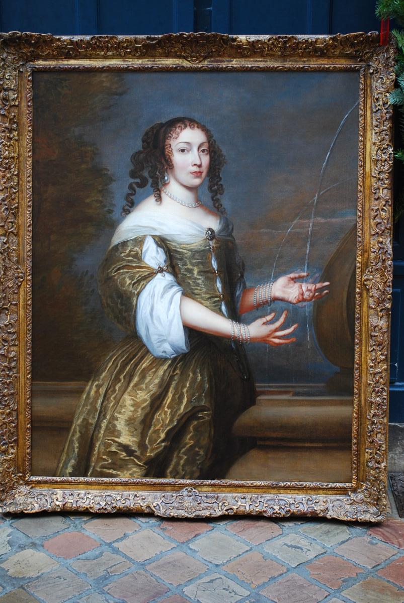 Rare Portrait Of Woman XVII, Attributed To A. Van Den Tempel-photo-2