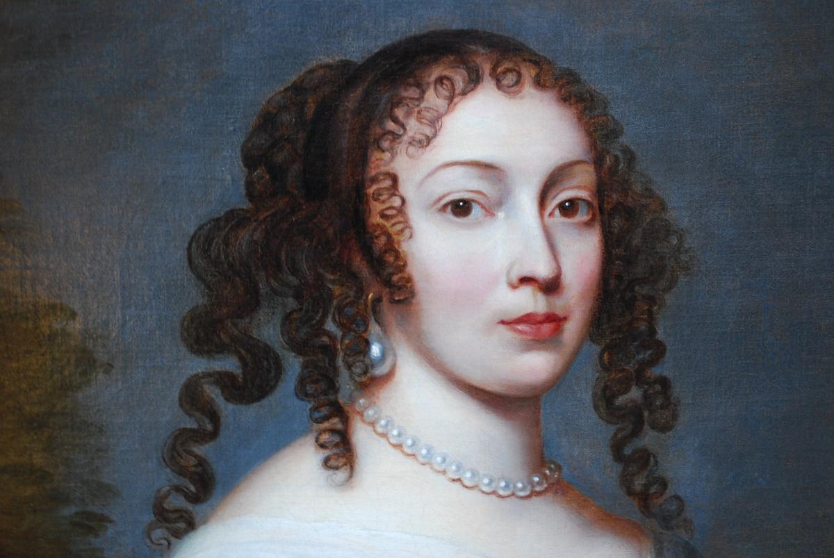 Rare Portrait Of Woman XVII, Attributed To A. Van Den Tempel-photo-3