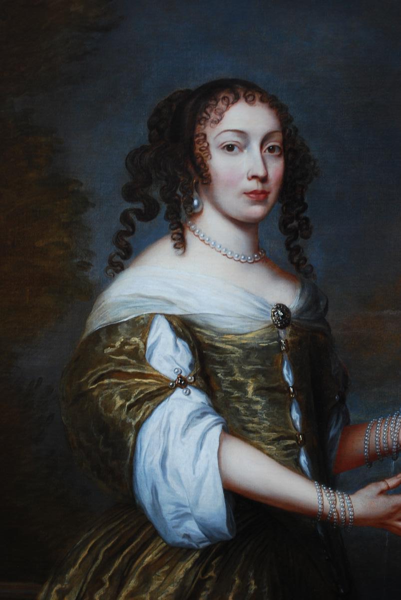 Rare Portrait Of Woman XVII, Attributed To A. Van Den Tempel-photo-1