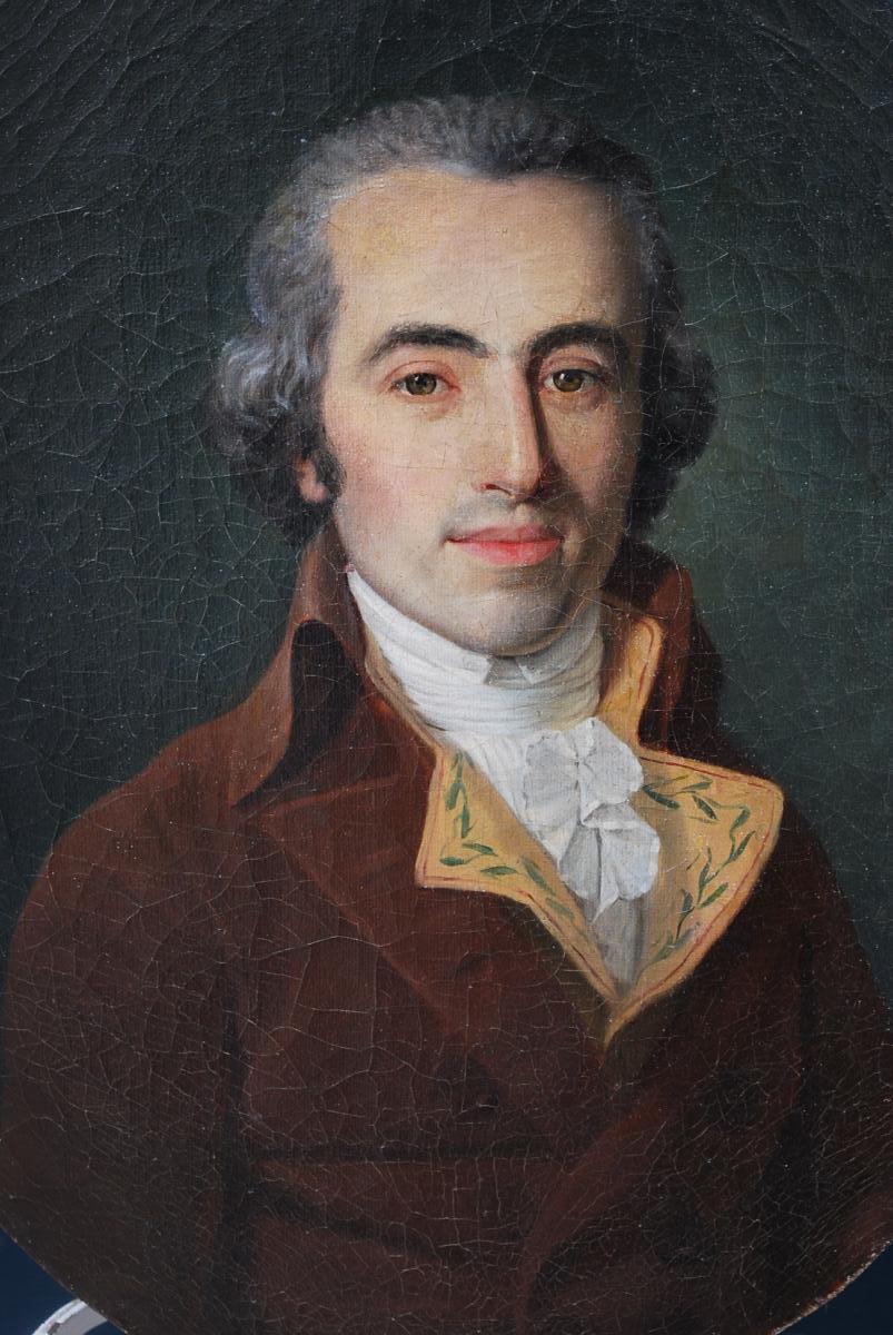 Elégant Portrait D Homme D époque Louis XVI-photo-1