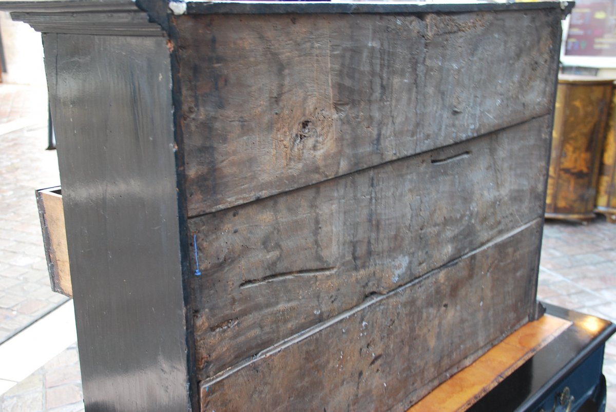 Cabinet With Glass Plates églomisé, Spain XVII-photo-3