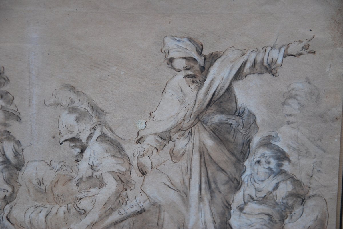 Drawing XVII, Meeting Of Characters From After Salvator Rosa-photo-3