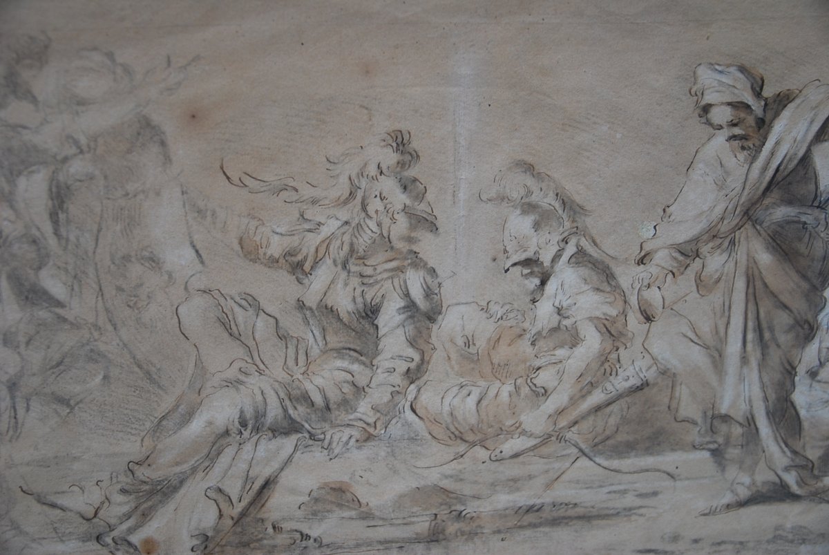 Drawing XVII, Meeting Of Characters From After Salvator Rosa-photo-4