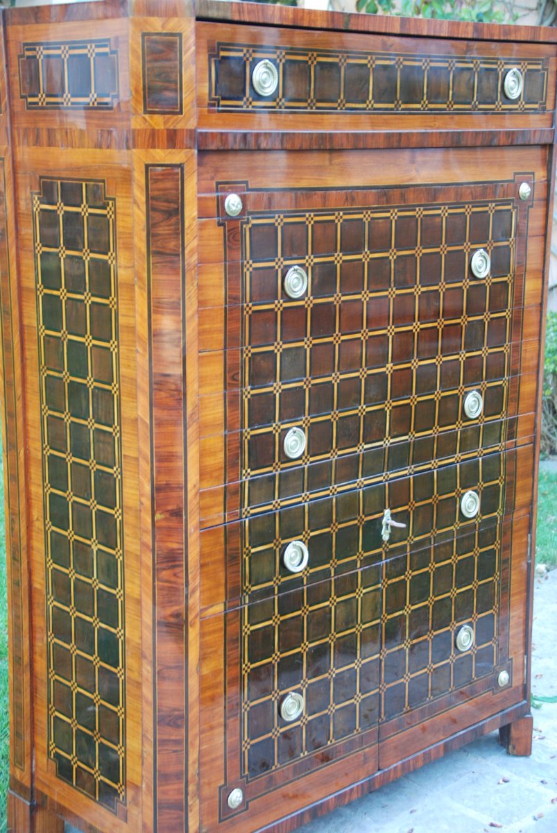 Secrétaire En Marqueterie D é&poque Louis XVI